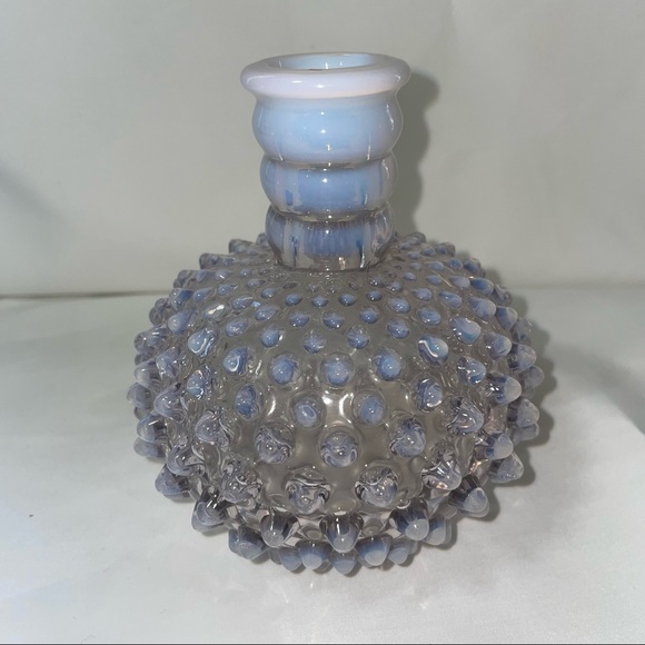 Frenton Glass French Opalescent Hobnail Bottle - Picture 1 of 3